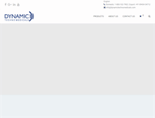 Tablet Screenshot of dynamictechnomedicals.com